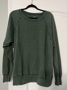 American Eagle Green Long Sleeve Tee - Size Large